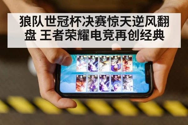 狼队世冠杯决赛惊天逆风翻盘 王者荣耀电竞再创经典